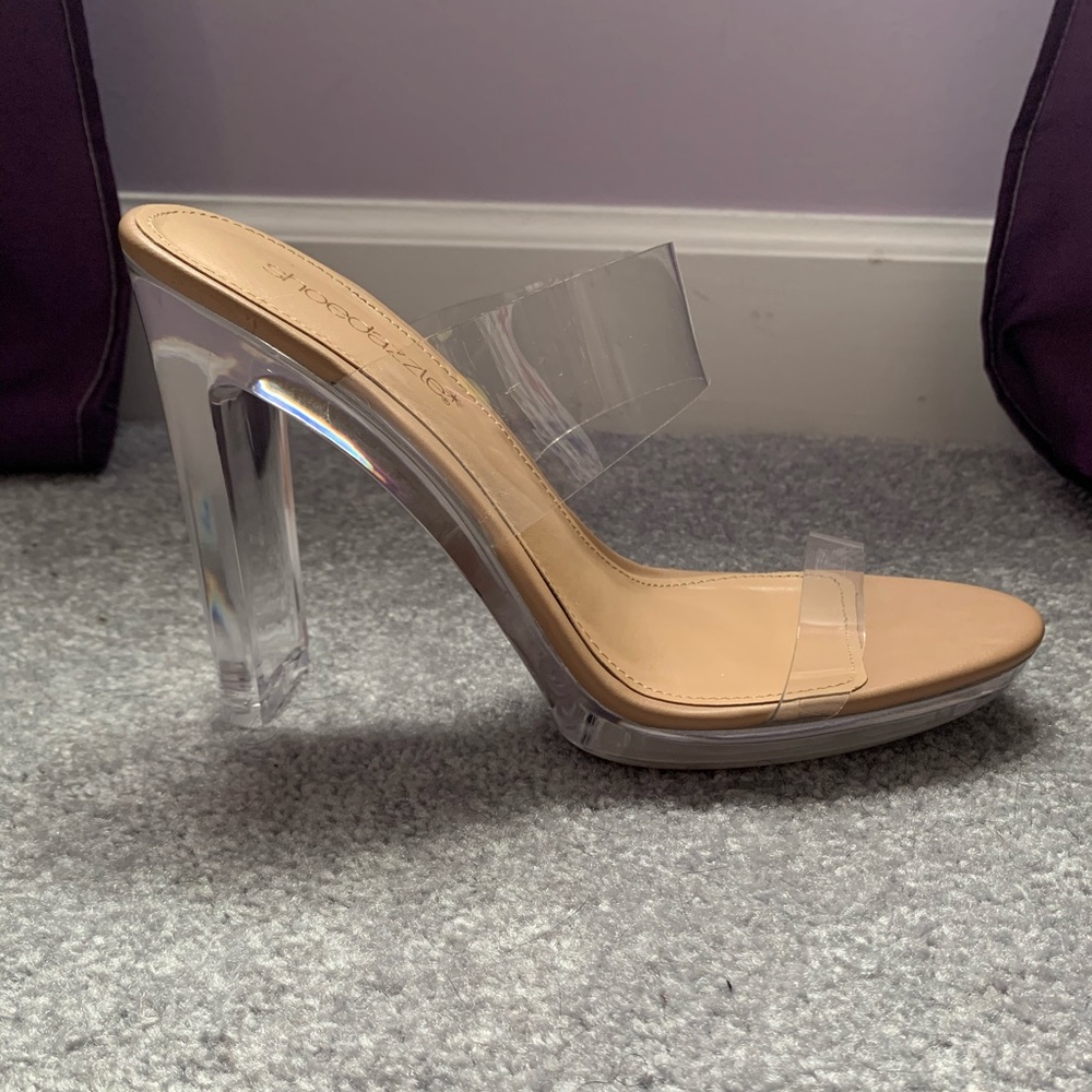 Lucite Heeled sandals